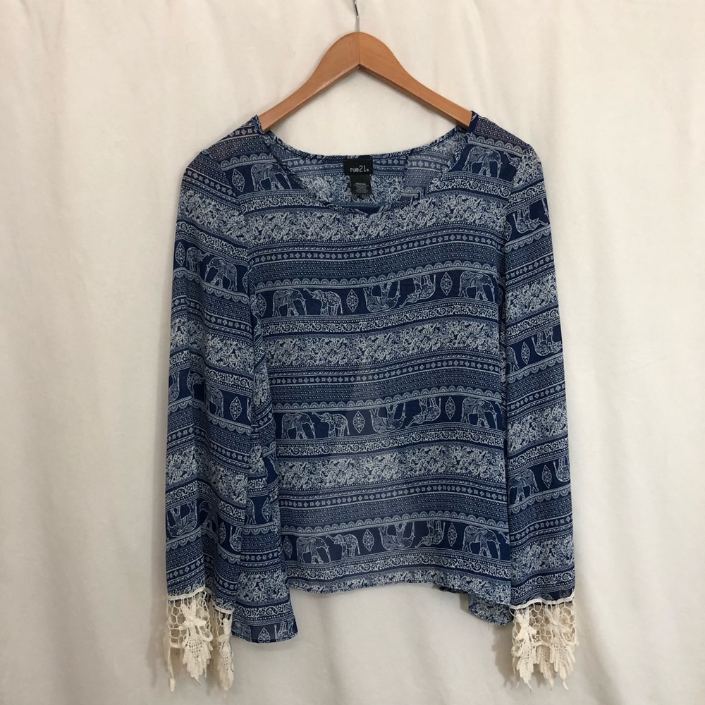 Rue 21 sheer top